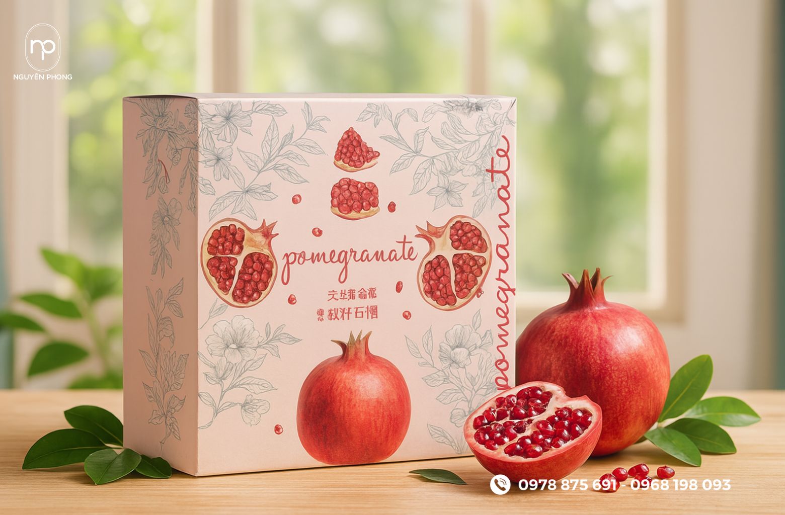 Hình ảnh và màu sắc trên thùng